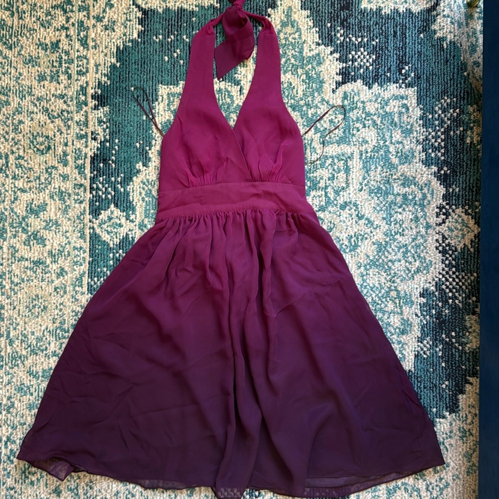 Express Ombré Halter Dress